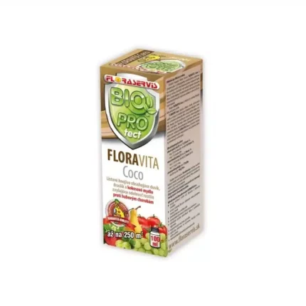 FLORAVITA Coco 100 ml – Biologické listové hnojivo s kokosovým mydlom proti múčnatke