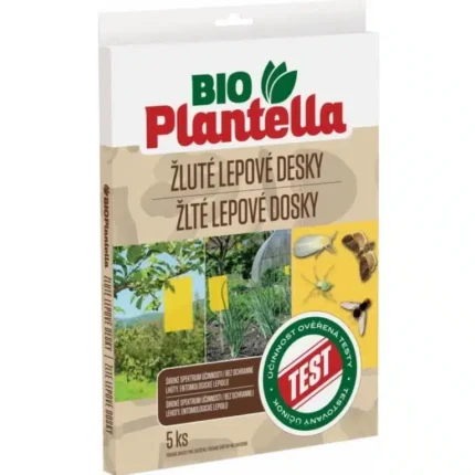 Žlté lepové dosky veľké BIO Plantella – Ekologická ochrana s vysokou účinnosťou (5 ks) Kliešť.sk • Nedajte klieštom šancu!