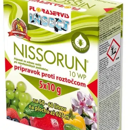 Floraservis NISSORUN® 10 WP NISSO Chemical Europe – nekompromisný špecialista na roztočce