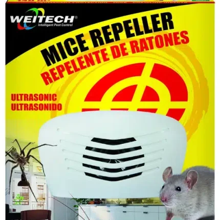 Ultrazvukový odpudzovač proti škodcom 140 m2 Weitech WK0220