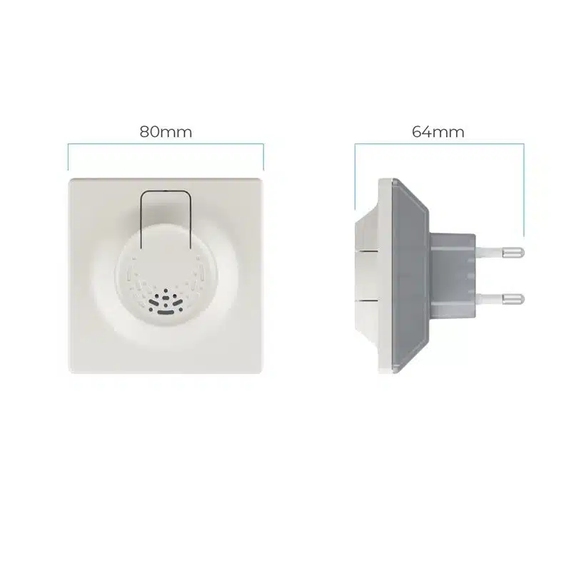 Ultrazvukový odpudzovač roztočov Miteless Home - béžová (do 30 m²) – Obrázok 4
